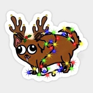 Reindeer Uggie Sticker